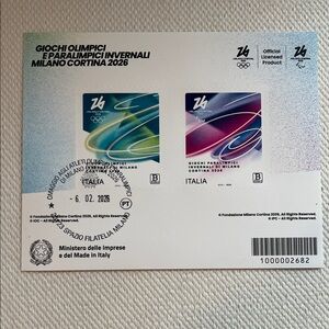 Milano Cortina 2026 Olympic Stamps